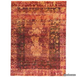 Red Alchemy Transitional Silk Rug
