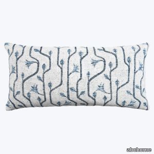 Craftsman Indoor/Outdoor Lumbar Pillow, Navy