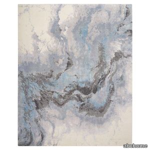 Modern Abstract Rug, Storm