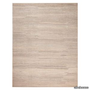 Natural Zameen Modern Wool Rug