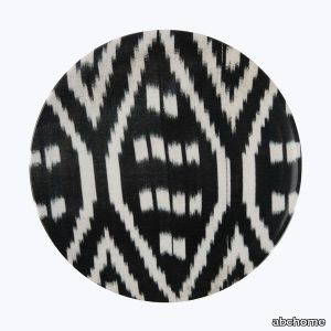 Ikat Porcelain Dinner Plate