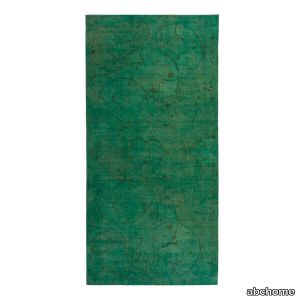 Green Overdyed Wool Rug