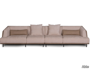 CLAYTON - Sectional 4 seater leather sofa _ Able