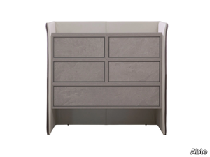 GORDON - Leather chest of drawers _ Able