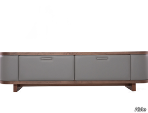 LEXI - Leather sideboard with drawers _ Able