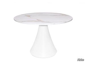 REIMS - Round marble table _ Able