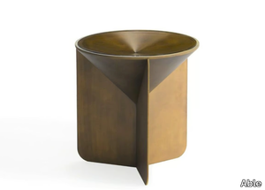 ROYA - Round metal coffee table _ Able