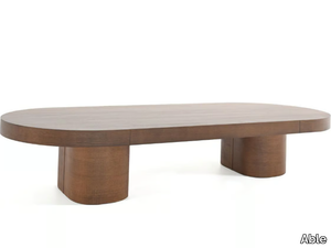 SYDNEY - Oval low MDF coffee table _ Able