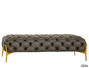 GIANNA - Tufted upholstered leather bench _ Able