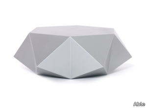 DIAMOND - Hexagonal MDF coffee table for living room _ Able