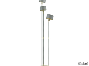 LINEA - Handmade leather floor lamp _ Abrissi