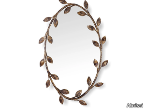 FOLIAGE OVAL - Oval wall-mounted mirror _ Abrissi