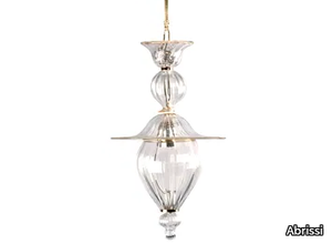 ORIENTE OVAL - Murano glass pendant lamp _ Abrissi