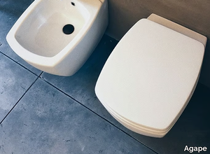 750 - Wall-hung ceramic toilet _ Agape