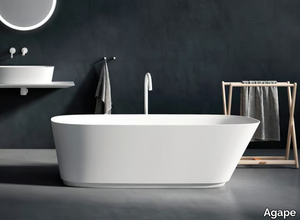 NEB - Freestanding oval Cristalplant® bathtub _ Agape