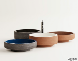 CENOTE - Countertop round washbasin _ Agape