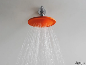 KAA - Wall-mounted round rubber overhead shower _ Agape