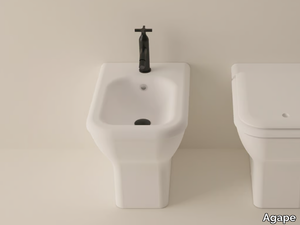 MEMORY - Floor mounted ceramic bidet _ Agape