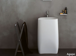 PEAR C - Freestanding Cristalplant® washbasin _ Agape