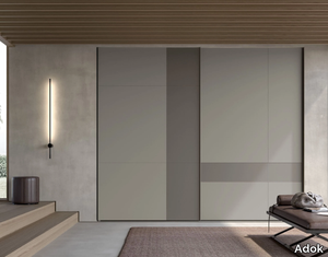 MONDRIAN - Wooden wardrobe with sliding doors _ Adok