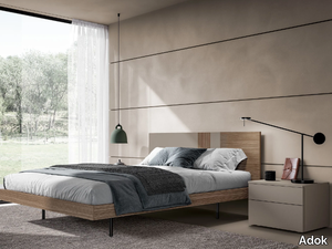 BLADE - Wooden double bed _ Adok