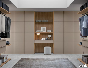 SOFT - Sectional Eco-leather wardrobe _ Adok