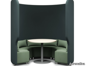 MAJI SYSTEM - Acoustic fabric office booth for coffee break _ Adrenalina