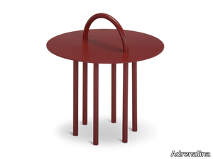 OBIQUO LOW - Round metal coffee table _ Adrenalina