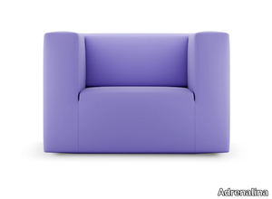 PAN A - Polyurethane armchair with removable cover with armrests _ Adrenalina