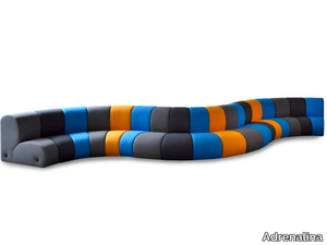 NIBBLER - Upholstered modular sofa _ Adrenalina