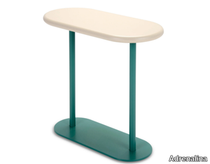 BISCUIT LARGE - Oval wooden high side table _ Adrenalina