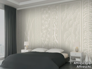 SEASON 1 KW0603 - Ecological Plaster backing wallpaper with floral pattern _ Affreschi & Affreschi