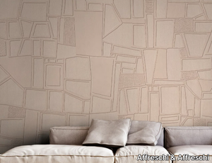 SEASON 1 KW0801 - Ecological geometric Plaster backing wallpaper _ Affreschi & Affreschi