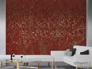 SEASON 1 KW1503 - Ecological Plaster backing wallpaper with floral pattern _ Affreschi & Affreschi