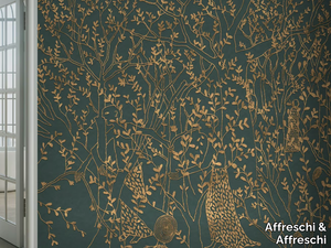 SEASON 1 KW1504 - Ecological Plaster backing wallpaper with floral pattern _ Affreschi & Affreschi