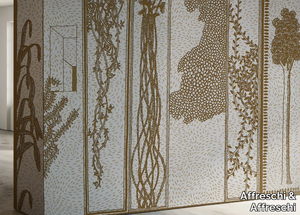 SEASON 1 KW1705 - Ecological Plaster backing wallpaper with floral pattern _ Affreschi & Affreschi