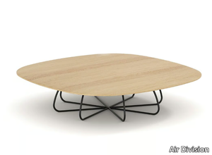 CRAFT - Square low solid wood coffee table _ Air Division