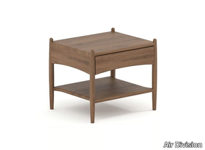 AVIATOR - Solid wood bedside table with drawers _ Air Division