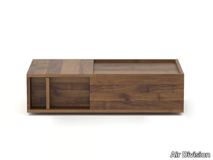 MAPP - Rectangular low solid wood coffee table _ Air Division