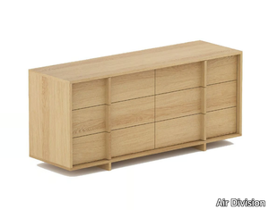 NORTON - Solid wood 6-drawer chest _ Air Division