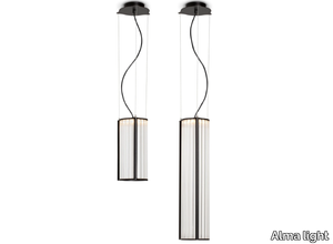 TOTEM II - LED Borosilicate glass pendant lamp _ Alma light