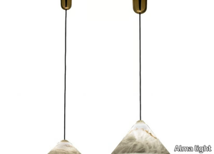 FUJI - LED alabaster pendant lamp _ Alma light