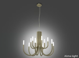 THEPALM 5190/12 - LED iron chandelier _ Alma light