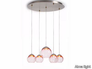 SOFT 59005 - LED glass pendant lamp _ Alma light