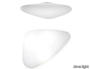 STONE - LED polyethylene ceiling lamp _ Alma light