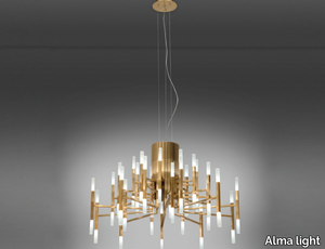 THE LIGHT 5150/30 - LED iron chandelier _ Alma light