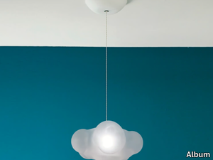 MINI X1 NUVOLA - LED Borosilicate glass pendant lamp _ Album