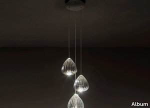 LUMIERA X3 LILIUM - LED blown glass pendant lamp _ Album