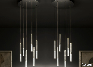 LUMIERALED X6 RIGOLETTO - LED glass pendant lamp _ Album