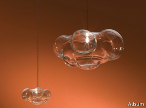 NUVOLA - LED Borosilicate glass pendant lamp _ Album